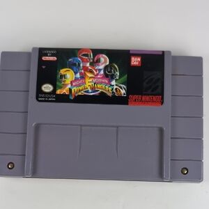 SuperNintendo Mighty Morphin Power Rangers Game Cartridge